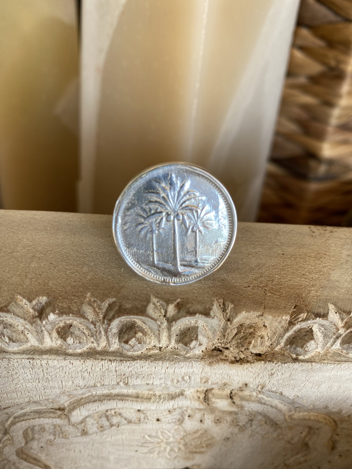 Palm Coin Ring